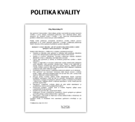 Certificate - Quality politics